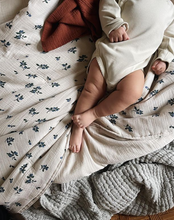 Load image into Gallery viewer, Muslin Blanket -Blueberry
