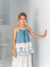 Load image into Gallery viewer, Blouse APHRODITE - Blue Egeo