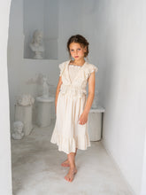 Load image into Gallery viewer, Top ATENEA - Ecru-Blue Ribette