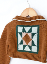 Load image into Gallery viewer, patchwork quilt bolero . acorn
