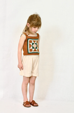 Load image into Gallery viewer, patchwork quilt vest. acorn
