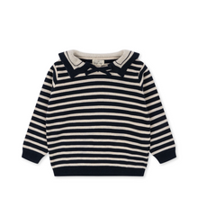 Load image into Gallery viewer, KS6094 seala knit blouse - blue stripe
