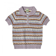 Load image into Gallery viewer, Pointelle Polo (2624 SS)-heather
