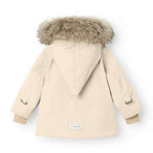 Load image into Gallery viewer, MATWANG fleece lined winter jacket fur. GRS-Angora cream
