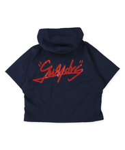 Load image into Gallery viewer, 42520103 Nylon Taffeta Anorak Hoodie-4NV
