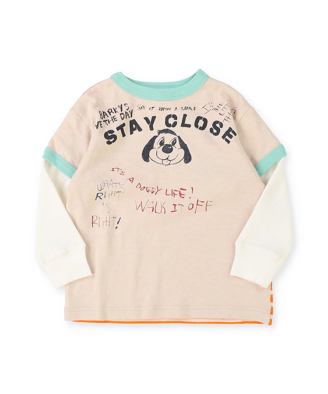 STAY CLOSE Long Sleeve Tee-16BE