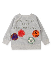 Load image into Gallery viewer, Vintage Fleece Patch Sweatshirt 22580419-3GR
