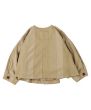 Load image into Gallery viewer, Striped Chino Short Trench Coat 32620205-16BE
