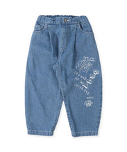 Load image into Gallery viewer, 8oz Denim Graffiti Ballooned Long Pants 42620615-14BL

