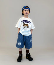 Load image into Gallery viewer, 8oz Denim Graffiti Twisted Shorts 42620616-14BL
