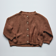 Load image into Gallery viewer, The Chunky Cardigan-Mocha
